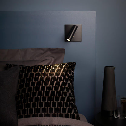Wall Lamp Minimalist Swivel Spotlight with Built-in Switch and Integrated LED