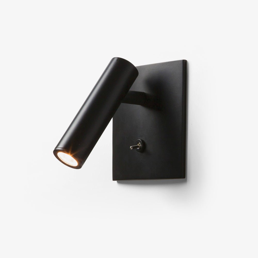 Wall Lamp Minimalist Swivel Spotlight with Built-in Switch and Integrated LED
