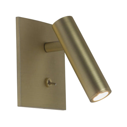 Wall Lamp Minimalist Swivel Spotlight with Built-in Switch and Integrated LED