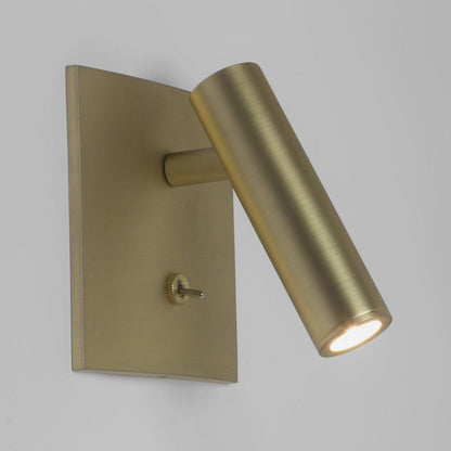 Wall Lamp Minimalist Swivel Spotlight with Built-in Switch and Integrated LED