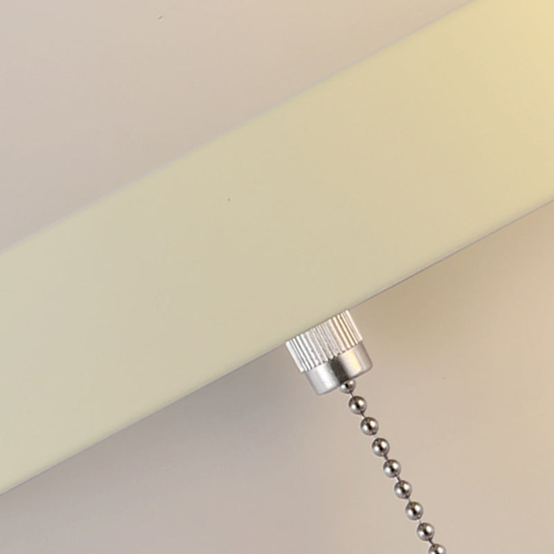 Wall Lamp Minimalist with Globe Glass Shade and Pull Chain Switch