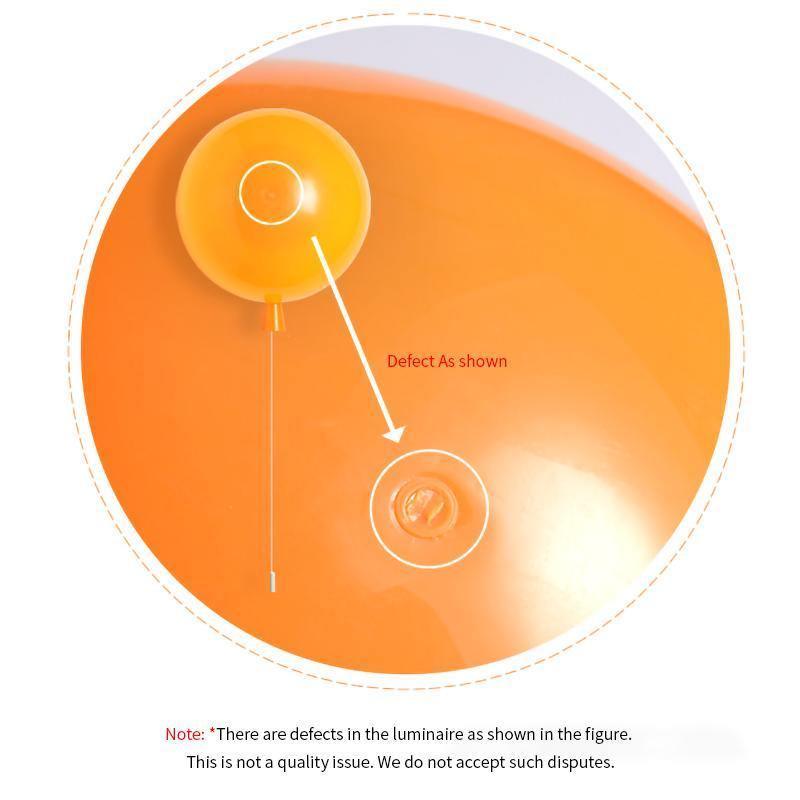 Wall Lamp Modern Balloon Shape with Pull Switch for Kids Room and Living Room