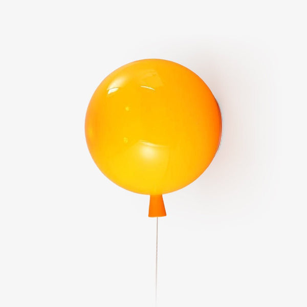 Wall Lamp Modern Balloon Shape with Pull Switch for Kids Room and Living Room