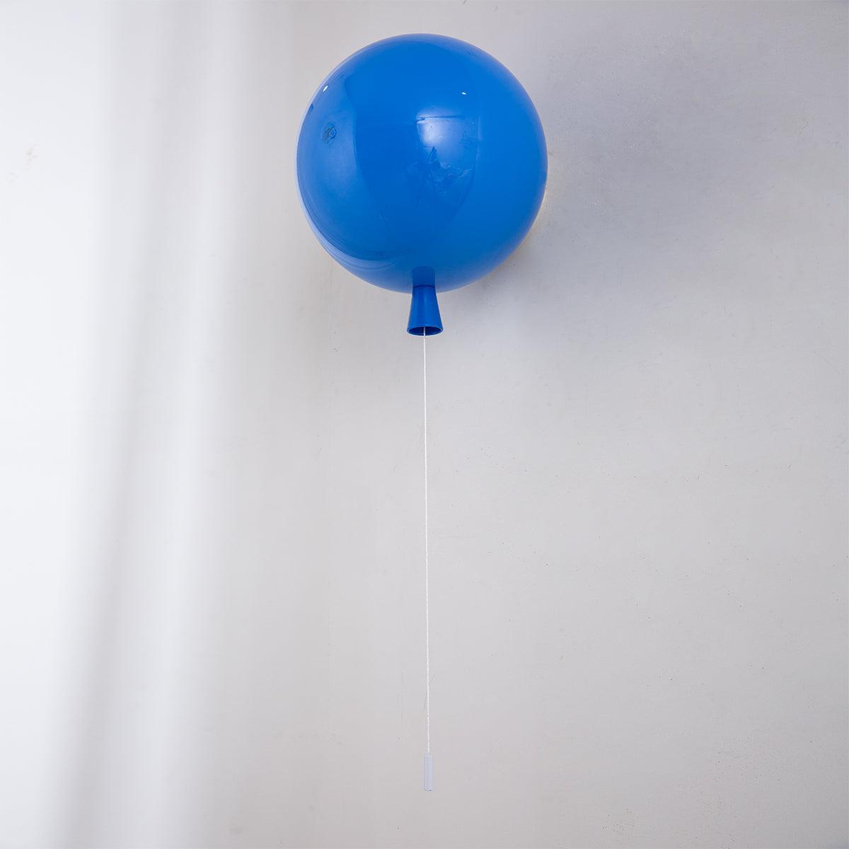 Wall Lamp Modern Balloon Shape with Pull Switch for Kids Room and Living Room