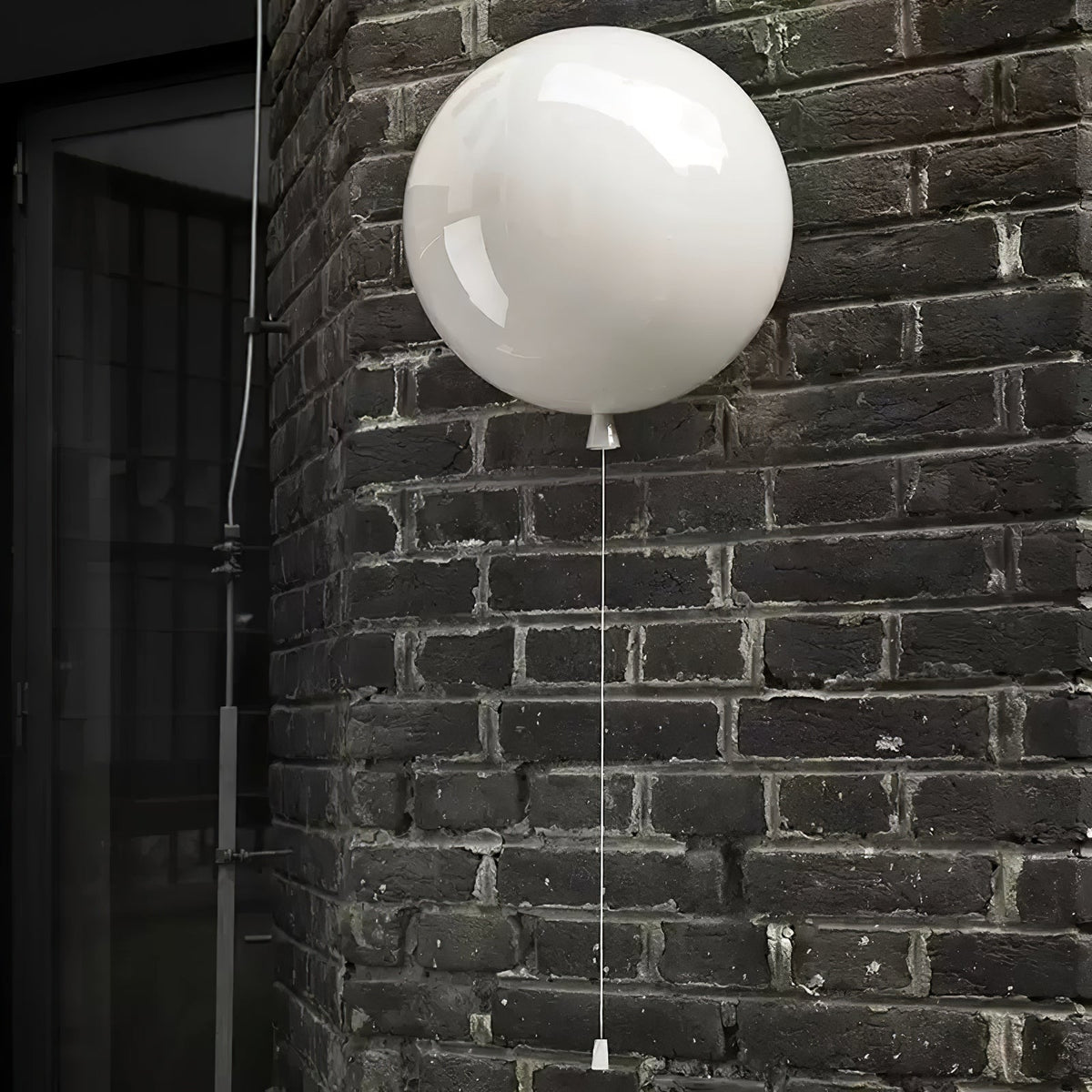 Wall Lamp Modern Balloon Shape with Pull Switch for Kids Room and Living Room