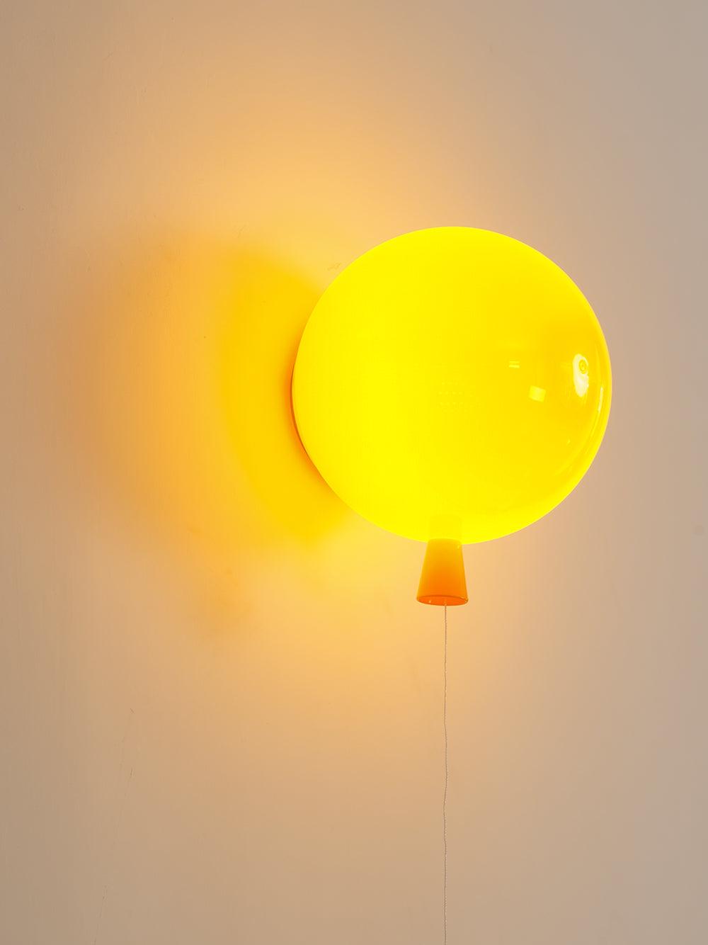 Wall Lamp Modern Balloon Shape with Pull Switch for Kids Room and Living Room