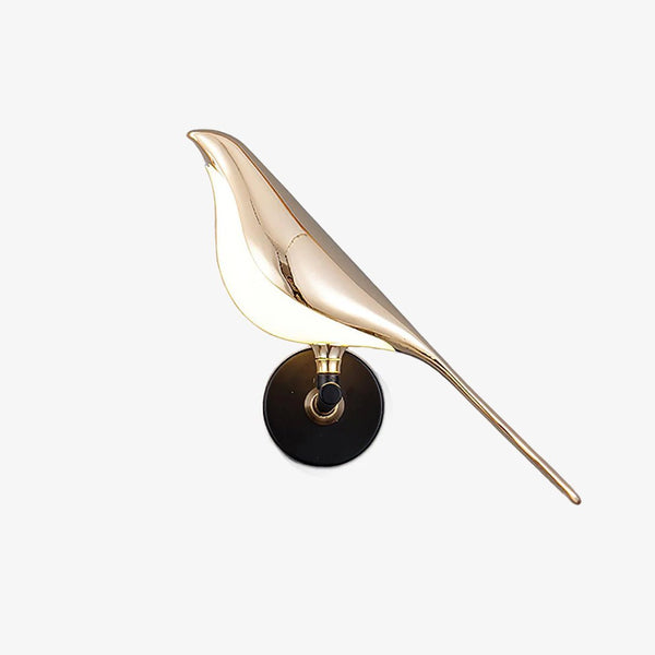 Wall Lamp Modern Bird Shape with Integrated LED and Warm Light