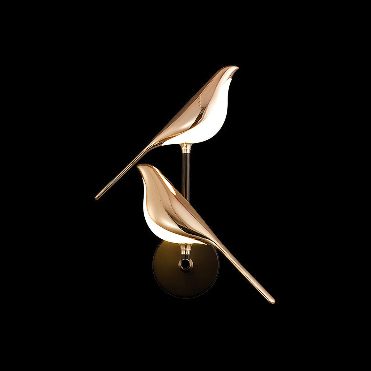 Wall Lamp Modern Bird Shape with Integrated LED and Warm Light