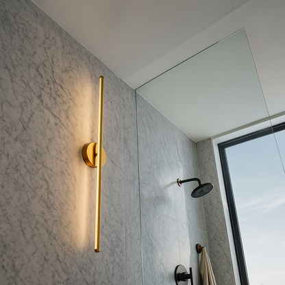 Wall Lamp Modern LED with Round or Square Centre Detail