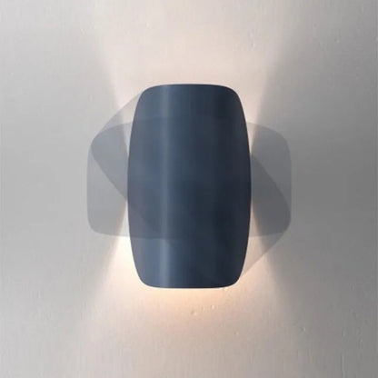 Wall Lamp Modern Minimalist with Curved Shade and Warm LED Glow