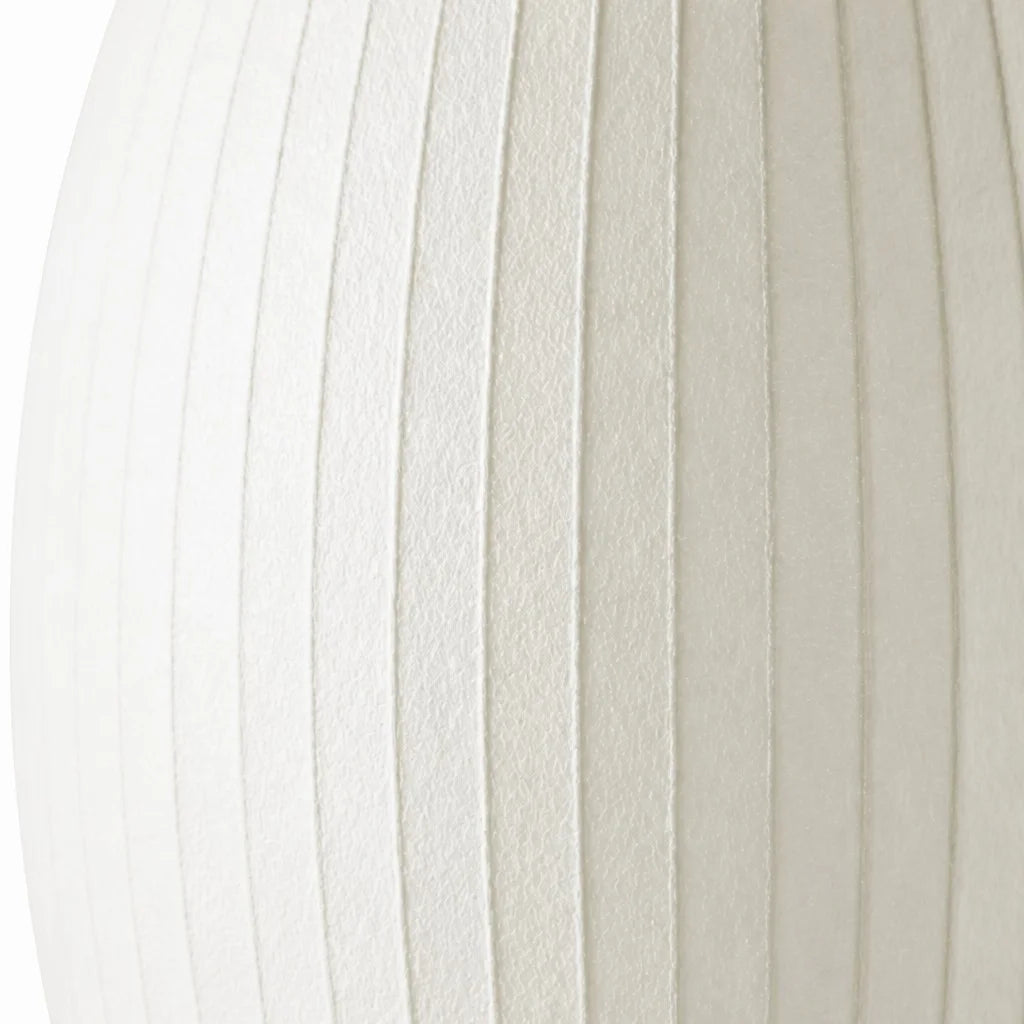 Wall Lamp Modern Minimalist with Ribbed Bubble Shade and Pull-Chain Switch