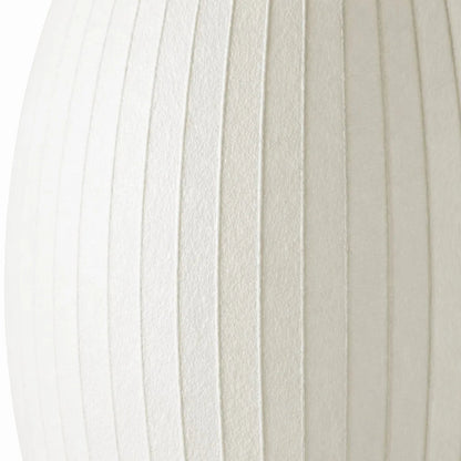Wall Lamp Modern Minimalist with Ribbed Bubble Shade and Pull-Chain Switch