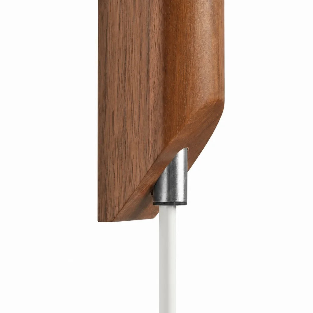 Wall Lamp Modern Minimalist with Ribbed Bubble Shade and Pull-Chain Switch
