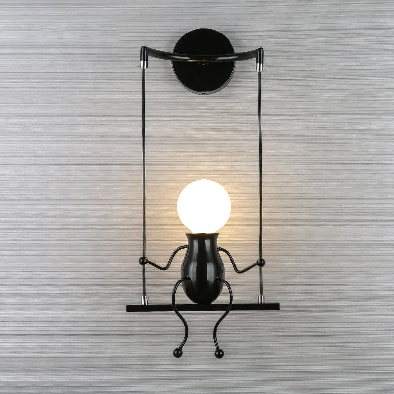 Wall Lamp Modern with Swing Figure and E27 Fitting