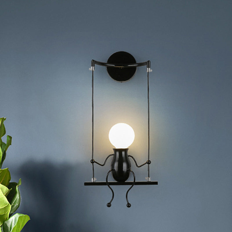 Wall Lamp Modern with Swing Figure and E27 Fitting