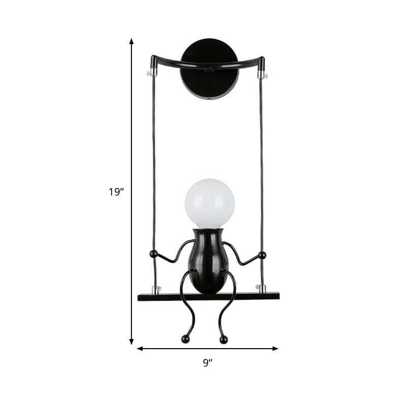 Wall Lamp Modern with Swing Figure and E27 Fitting