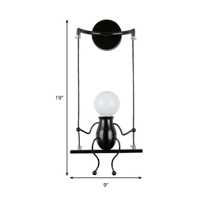 Wall Lamp Modern with Swing Figure and E27 Fitting