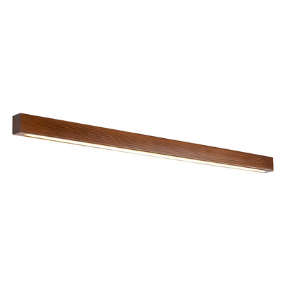 Wall Lamp Scandinavian Linear Wood LED with Integrated Light Strip