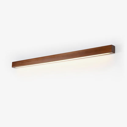 Wall Lamp Scandinavian Linear Wood LED with Integrated Light Strip