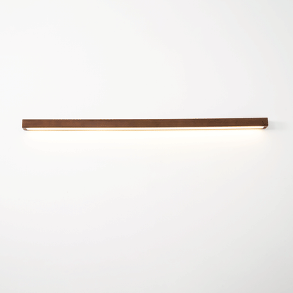 Wall Lamp Scandinavian Linear Wood LED with Integrated Light Strip