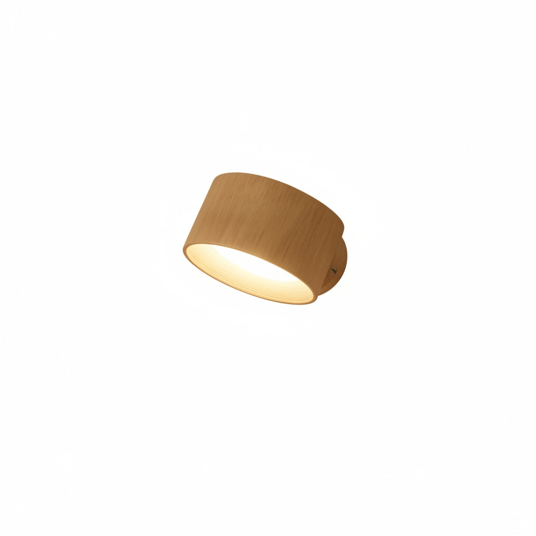 Wall Lamp Scandinavian Style with Rotatable Head and USB-C Rechargeable Battery