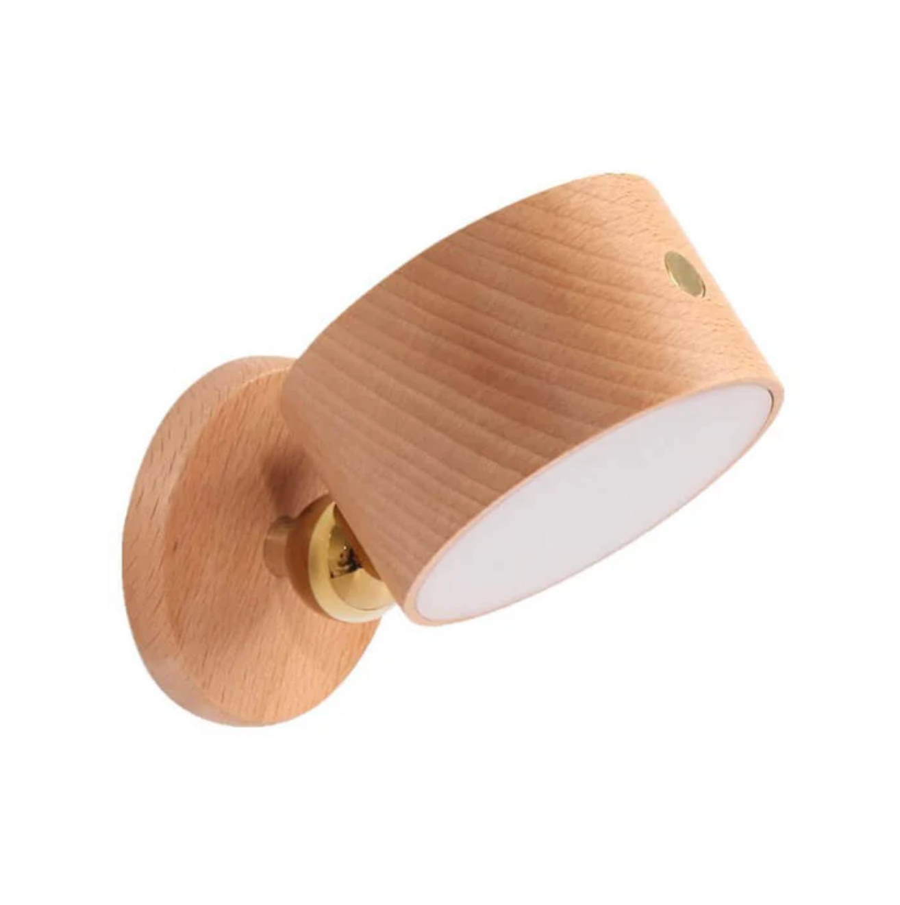 Wall Lamp Scandinavian Style with Rotatable Head and USB Charging