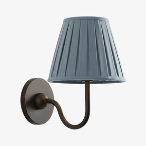 Dusty Blue Pleated