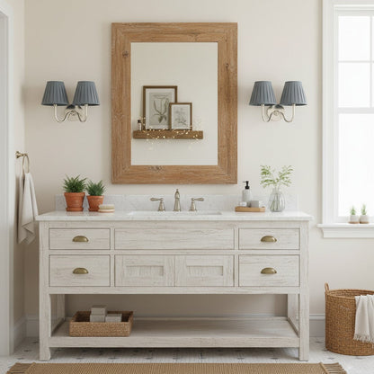 Wall Lamp Traditional with Double Fabric Shade and Curved Arms
