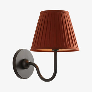 Red Pleated
