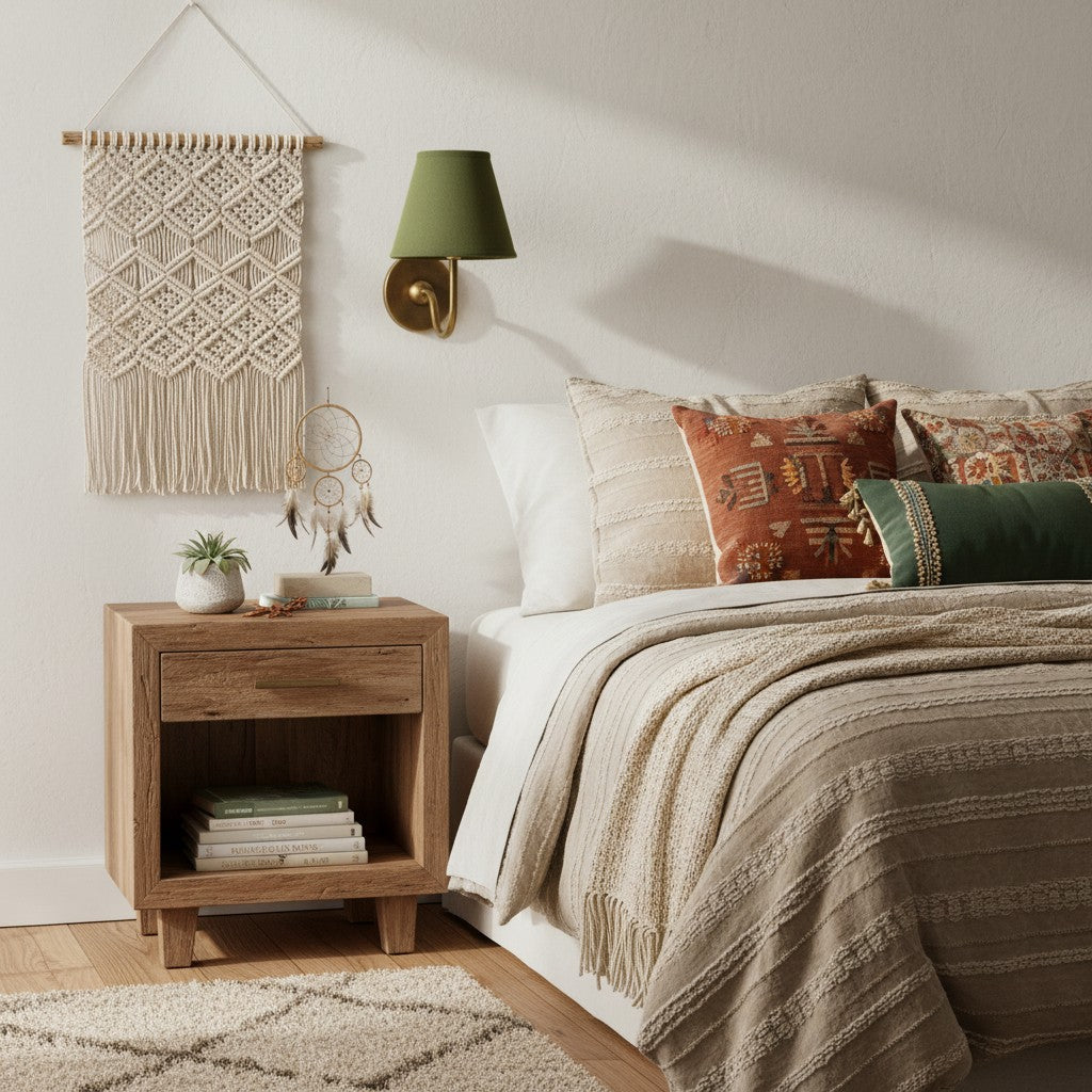 Wall Lamp Traditional with Double Fabric Shade and Curved Arms