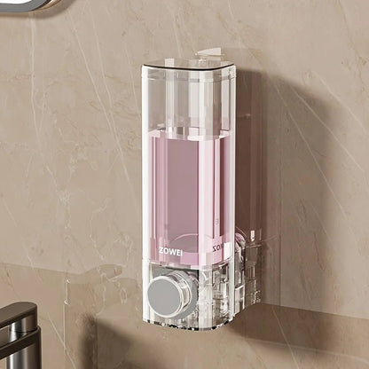 Wall-Mounted Soap Dispenser with No-Drill Installation