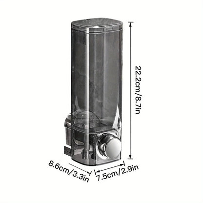 Wall-Mounted Soap Dispenser with No-Drill Installation
