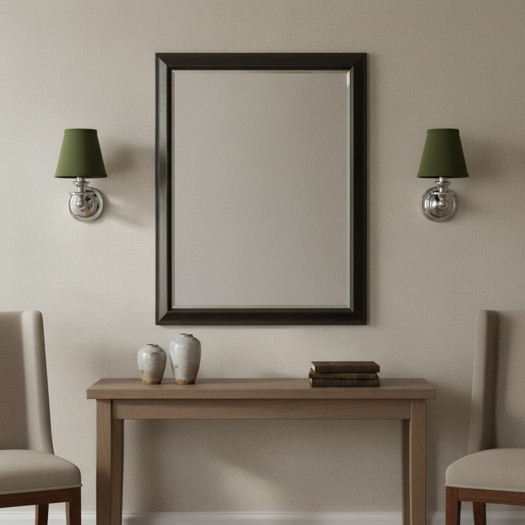 Wall Sconce Classic with Fabric Shade and Candle-Style Arm