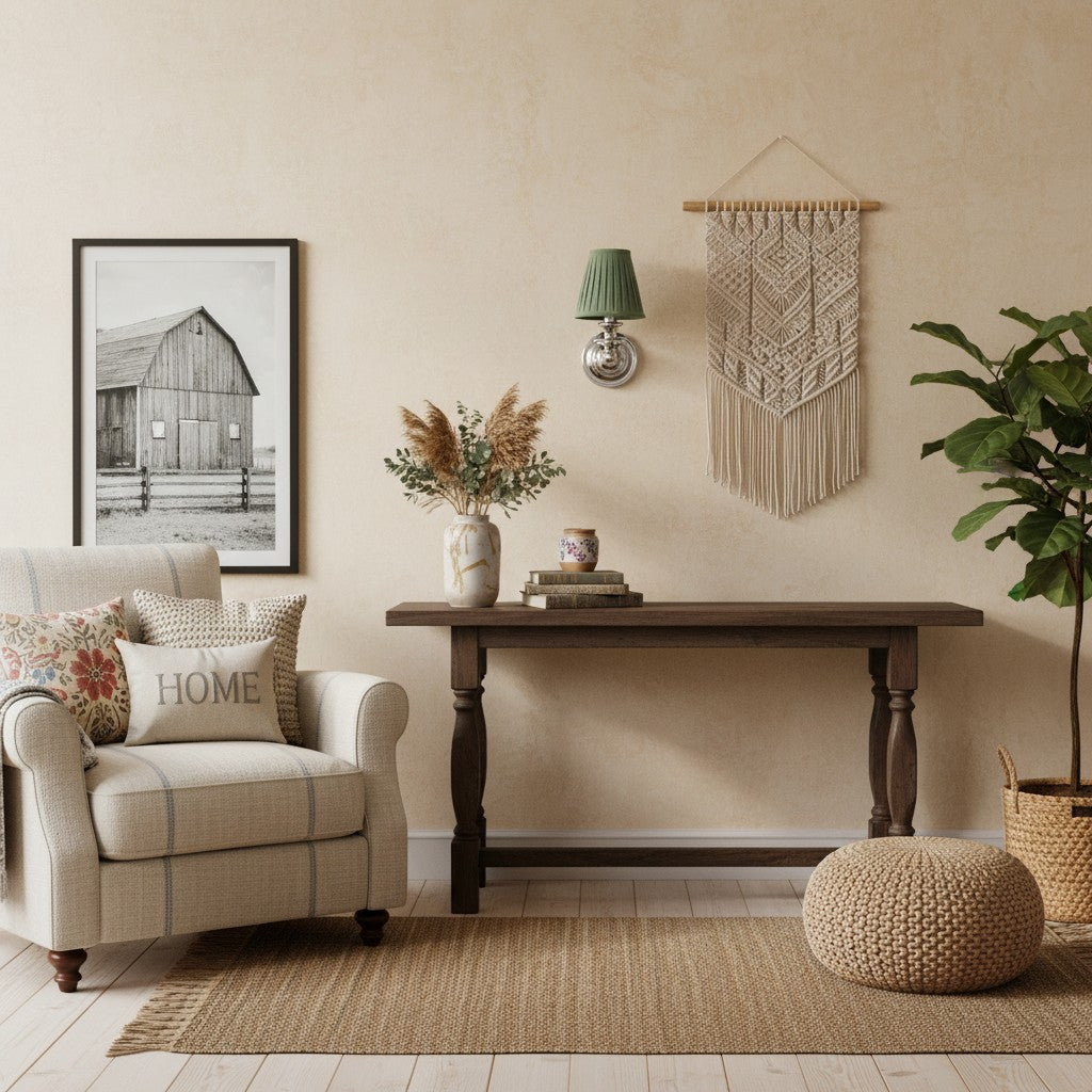 Wall Sconce Classic with Fabric Shade and Candle-Style Arm