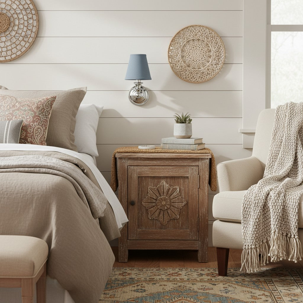 Wall Sconce Classic with Fabric Shade and Candle-Style Arm