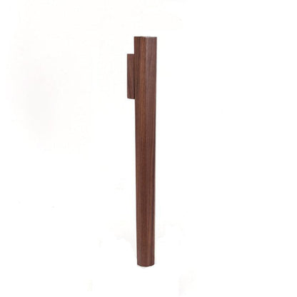 Wall Vase Minimalist Wood with Glass Tube and Wall Mount Hardware