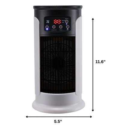 Windowless Portable Air Cooler with Water Tank and Caster Wheels