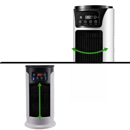 Windowless Portable Air Cooler with Water Tank and Caster Wheels