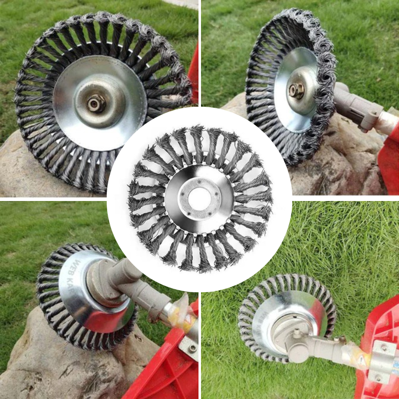 Wire Wheel Strimmer Head for Petrol Strimmers