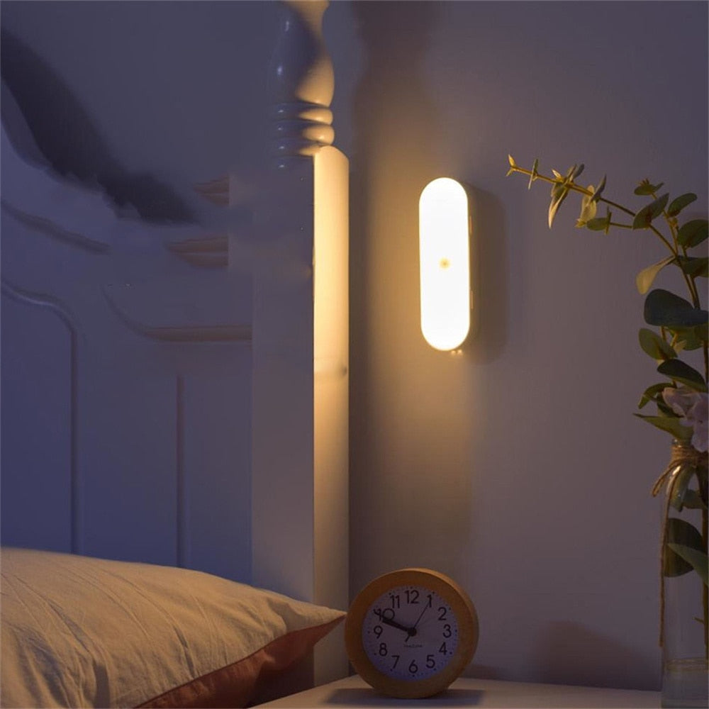 Wireless LED Wall Light with Motion Sensor for Hallway and Cabinet