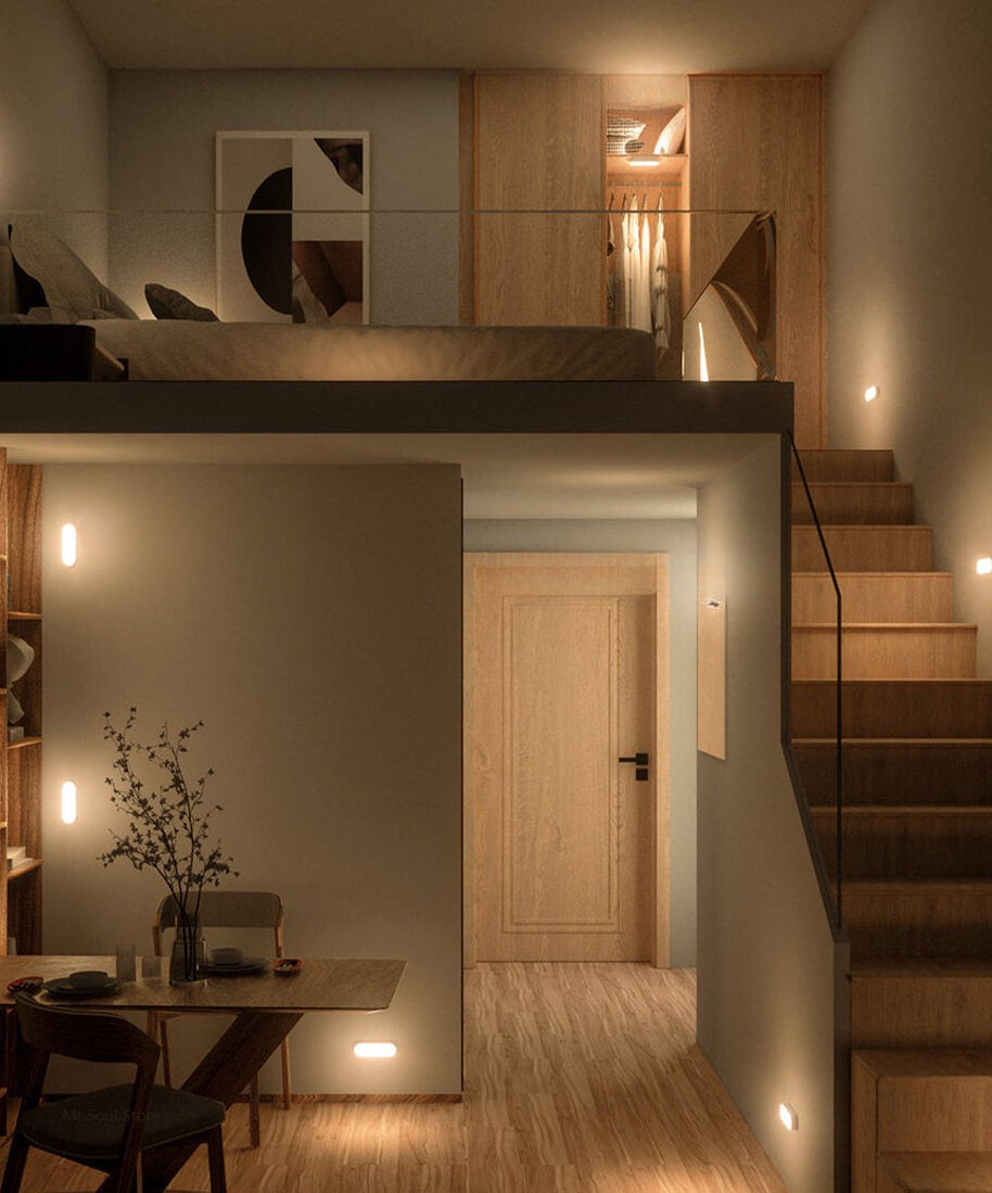 Wireless LED Wall Light with Motion Sensor for Hallway and Cabinet