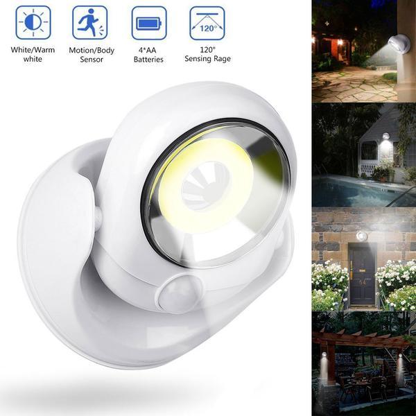 Wireless Outdoor LED Security Light with Motion Sensor