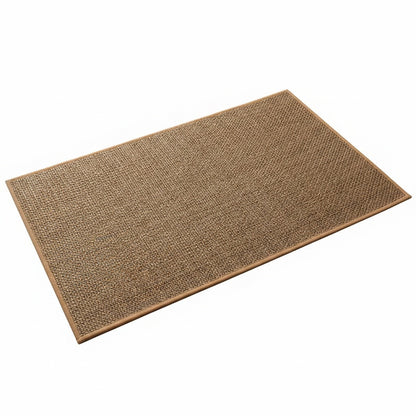 Woven Doormat Anti-Slip Machine Washable with Rubber Backing for Entryway