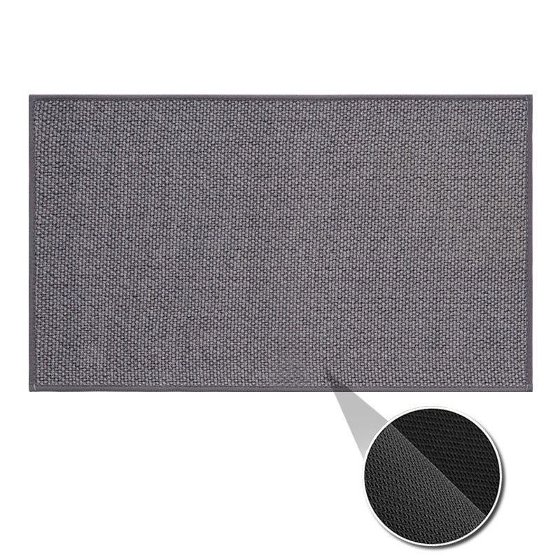 Woven Doormat Anti-Slip Machine Washable with Rubber Backing for Entryway