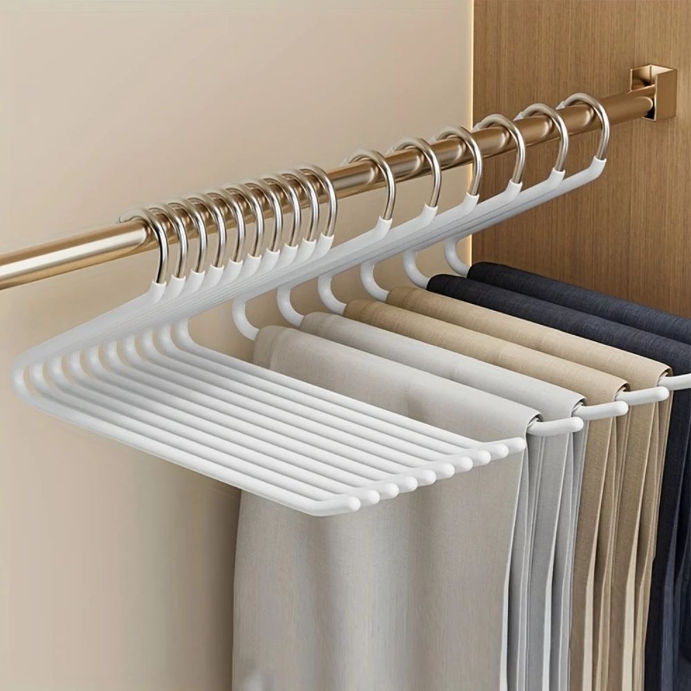 Z Pants Hangers Set of 10 with Slim Profile