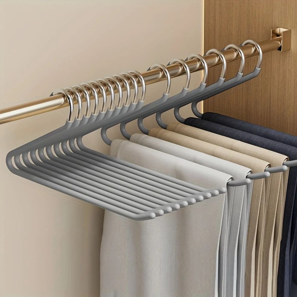Z Pants Hangers Set of 10 with Slim Profile