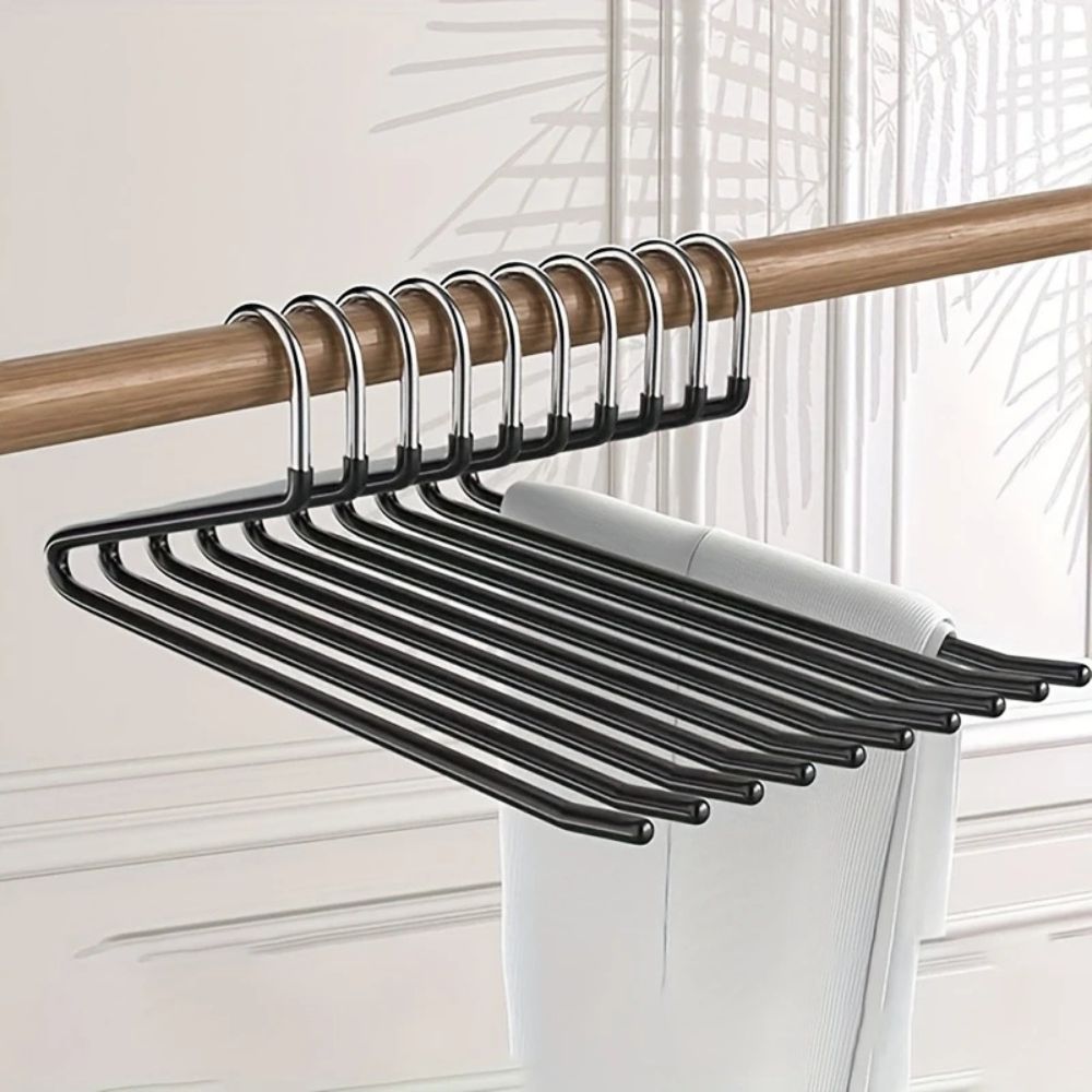 Z Pants Hangers Set of 10 with Slim Profile
